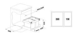 Blanco Flexon II - Pattumiera Differenziata Incorporata, Capacità 49 L 526641 9 Blanco Flexon II - Pattumiera Differenziata Incorporata, Capacità 49 L 526641 -Forniture Per Attrezzature Da Cucina 724d29187dae8335253012bc