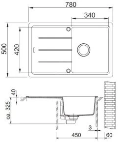 Franke Set - Set Da Cucina G56, Lavello In Granito BFG 611-78, Grigio Pietra + Miscelatore FC 650, Cromo 114.0323.879 -Forniture Per Attrezzature Da Cucina 746c82b14f571f9792d5d199 3