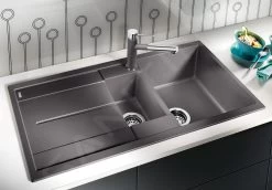 Blanco Metra 6 - Lavello In Silgranit, 1000x500 Mm, Nero 525927 9 Blanco Metra 6 - Lavello In Silgranit, 1000x500 Mm, Nero 525927 -Forniture Per Attrezzature Da Cucina 74a9d36b76aa23397df803a9