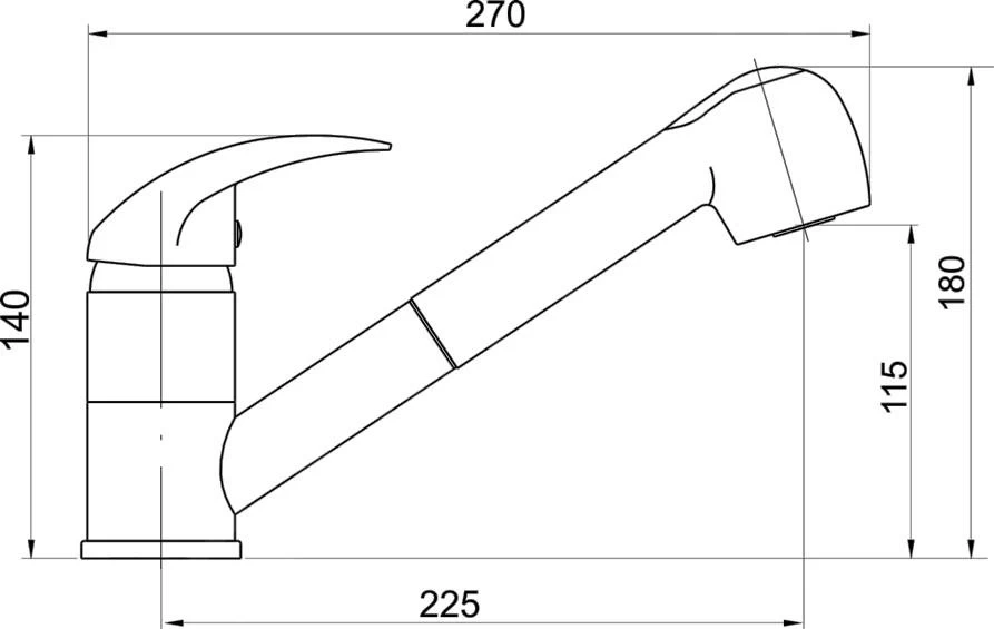 Novaservis Titania Lux - Miscelatore Da Lavello Con Doccetta Estraibile, Cromo 91081,0 4 Novaservis Titania Lux - Miscelatore Da Lavello Con Doccetta Estraibile, Cromo 91081,0 - immagine 2