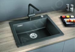 Blanco Palona 6 - Lavello In Ceramica, 615x510 Mm, Con Comando Remoto Dello Scarico, Color Basalto 524737 -Forniture Per Attrezzature Da Cucina 75c0d9fdd2718c59a6ab87d5