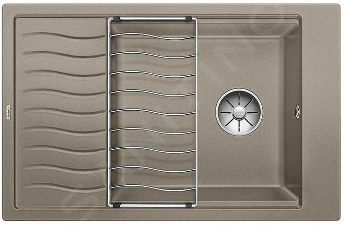 Blanco Elon XL 6 - Lavello In Silgranit, 780x500 Mm, Tartufo 524851 3 Blanco Elon XL 6 - Lavello In Silgranit, 780x500 Mm, Tartufo 524851