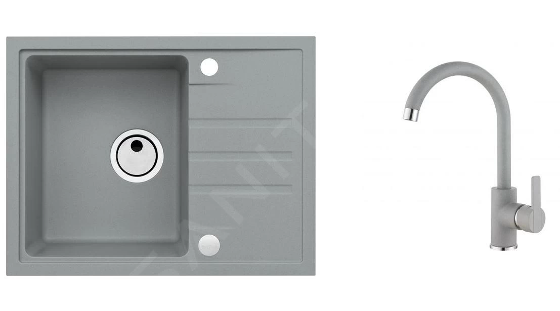 Alveus Set - Set Lavello Intermezzo 30 E Miscelatore Tonia, Concrete SETA360 3 Alveus Set - Set Lavello Intermezzo 30 E Miscelatore Tonia, Concrete SETA360