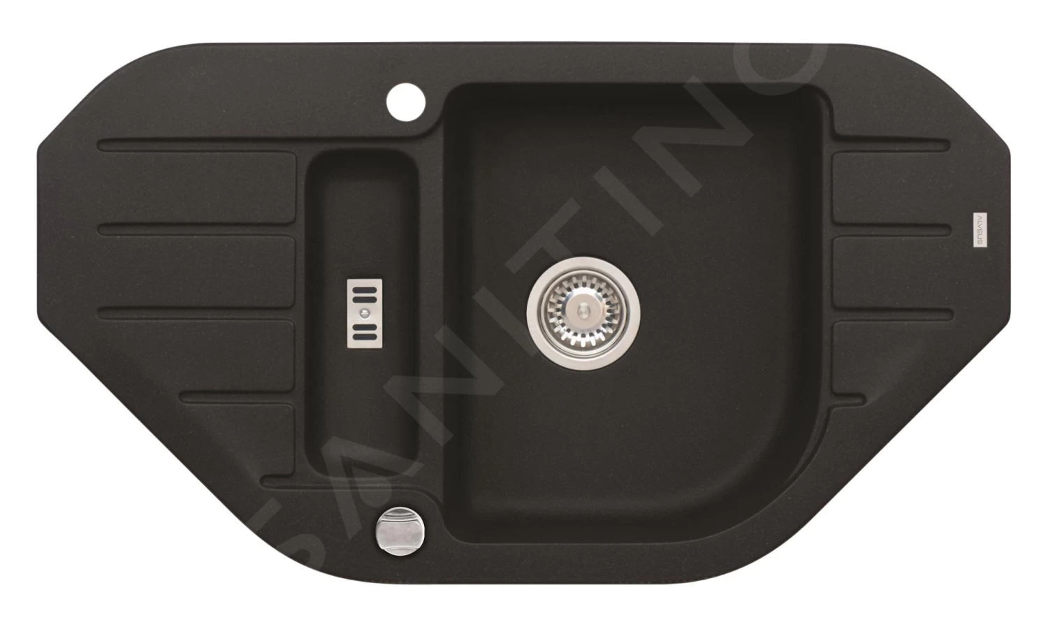 Alveus Set - Set Lavello Niagara 60 E Miscelatore Nina, Carbon SETA155 5 Alveus Set - Set Lavello Niagara 60 E Miscelatore Nina, Carbon SETA155 - immagine 3