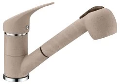 Alveus AM - Miscelatore Da Lavello Con Doccetta Estraibile, Beige 1100396