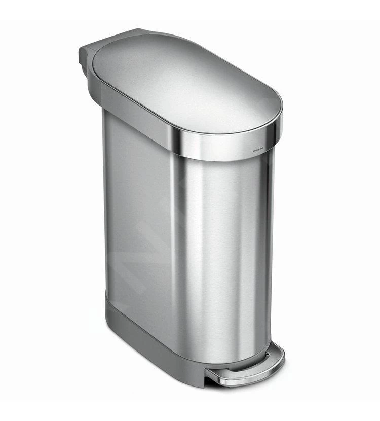 Simplehuman Pattumiere - Pattumiera Slim 45 L, Acciaio Inox Spazzolato CW2044 3 Simplehuman Pattumiere - Pattumiera Slim 45 L, Acciaio Inox Spazzolato CW2044