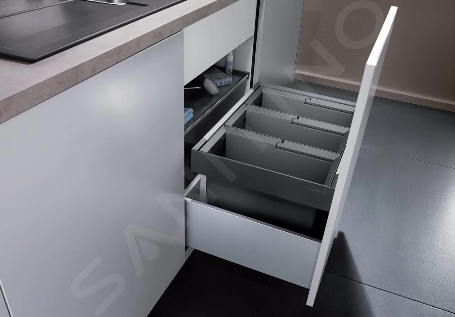 Blanco Flexon II - Pattumiera Ad Incasso, Differenziata, 45 L 521472 5 Blanco Flexon II - Pattumiera Ad Incasso, Differenziata, 45 L 521472 - immagine 3