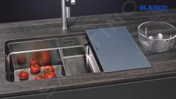 Blanco Accessori - Vaschetta Universale Per Lavello Divon II E Etagon, Acciaio Inox 231396 -Forniture Per Attrezzature Da Cucina 7db90b3f8d673e5cd6d0e935