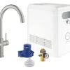 Grohe Blue Professional - Miscelatore Per Lavello Con Sistema Di Filtraggio E Refrigerazione, Supersteel 31323DC2 -Forniture Per Attrezzature Da Cucina 7f8fc6e52c1f25f330579c20