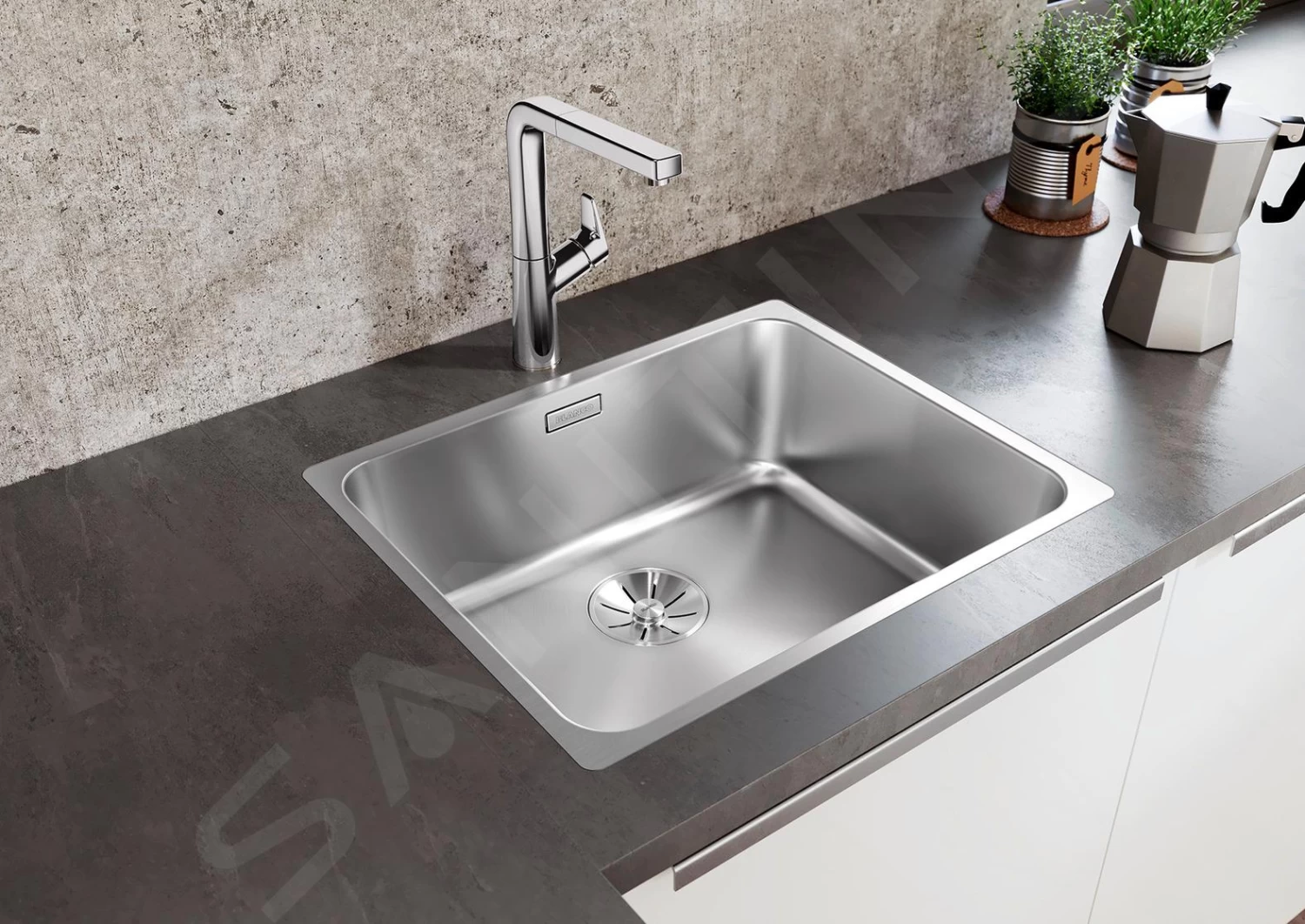 Blanco Solis 500 - Lavello, 540x440 Mm, Acciaio Inox Spazzolato 526123 5 Blanco Solis 500 - Lavello, 540x440 Mm, Acciaio Inox Spazzolato 526123 - immagine 3