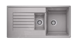 Blanco Zia 6 - Lavello In Silgranit, 1000x500 Mm, Color Alluminio 514741