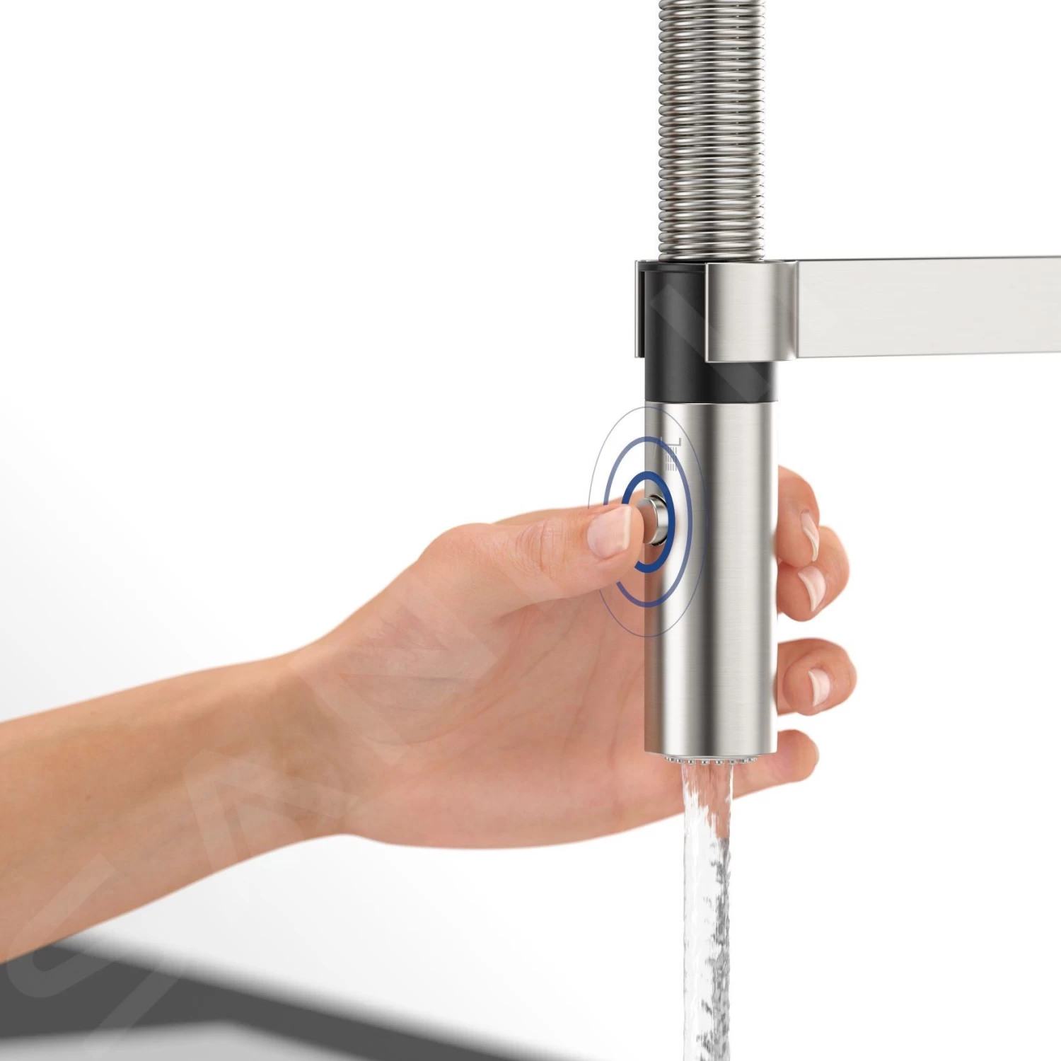 Villeroy & Boch Steel Expert 2.0 - Miscelatore Da Lavello Con Braccio Di Erogazione Flessibile E Doccetta Estraibile, Antracite 92800005 5 Villeroy & Boch Steel Expert 2.0 - Miscelatore Da Lavello Con Braccio Di Erogazione Flessibile E Doccetta Estraibile, Antracite 92800005 - immagine 3