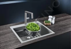 Blanco Etagon 6 - Lavello In Silgranit, 600x510 Mm, Con Comando Remoto Dello Scarico A Con Guide Scorrevoli, Nero 525889 9 Blanco Etagon 6 - Lavello In Silgranit, 600x510 Mm, Con Comando Remoto Dello Scarico A Con Guide Scorrevoli, Nero 525889 -Forniture Per Attrezzature Da Cucina 81ebc1cf6fad71467abb85cb