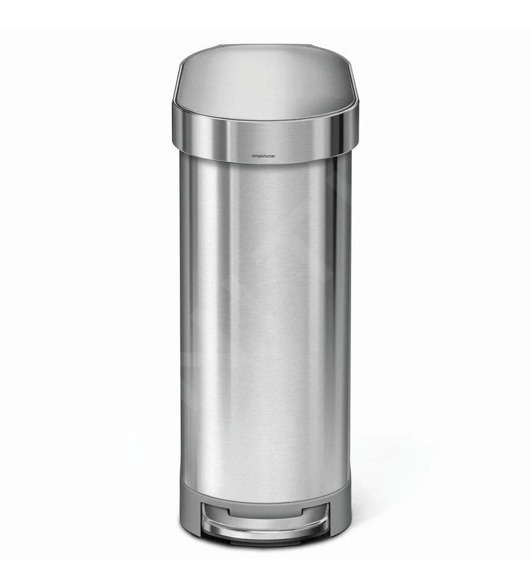 Simplehuman Pattumiere - Pattumiera Slim 45 L, Acciaio Inox Spazzolato CW2044 5 Simplehuman Pattumiere - Pattumiera Slim 45 L, Acciaio Inox Spazzolato CW2044 - immagine 3