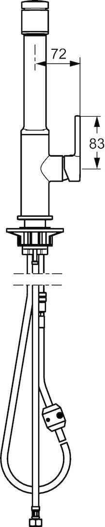 Hansa Ronda - Miscelatore Monocomando Per Lavello Con Erogatore Estraibile, Cromato 54912283 4 Hansa Ronda - Miscelatore Monocomando Per Lavello Con Erogatore Estraibile, Cromato 54912283 - immagine 2