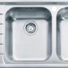Franke Neptun - Lavello In Acciaio Inox NEX 621/7, 1160x510 Mm + Sifone 101.0120.274 -Forniture Per Attrezzature Da Cucina 87175a4745ed74044c19e876
