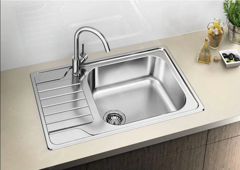 Blanco Dinas XL 6 - Lavello, 780x500 Mm, Acciaio Inox Spazzolato 525121 5 Blanco Dinas XL 6 - Lavello, 780x500 Mm, Acciaio Inox Spazzolato 525121 - immagine 3