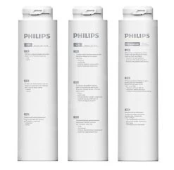 Philips Accessori - Set Filtri Di Ricambio 3in1 Per Filtraggio Sotto Lavello AUT883/10
