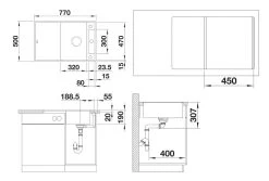 Blanco Axia III 45 - Lavello In Silgranit, 770x500 Mm, Con Comando Remoto Dello Scarico E Accessori, InFino, Bianco 523196 7 Blanco Axia III 45 - Lavello In Silgranit, 770x500 Mm, Con Comando Remoto Dello Scarico E Accessori, InFino, Bianco 523196 -Forniture Per Attrezzature Da Cucina 8843d241061c5536743c02ed