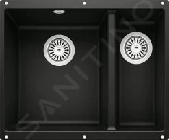 Blanco Rotan 340/160 - Lavello In Silgranit, 555x460 Mm, Nero 526096