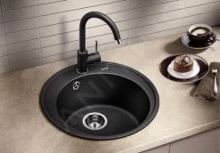 Blanco Riona 45 - Lavello In Silgranit, Diametro 500 Mm, Nero 526095 -Forniture Per Attrezzature Da Cucina 89889b77a170cb09797292ef