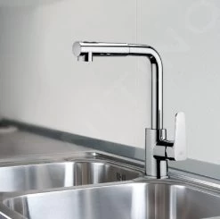 Paffoni Sly - Miscelatore Da Lavello Con Doccetta Estraibile, Cromato SY285CR -Forniture Per Attrezzature Da Cucina 8b8e9b5050f818c466e4446e 1