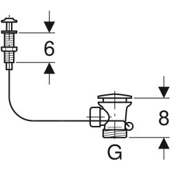 Geberit Accessori - Connessione Per Scarico Lavello, Con Comando A Rotazione G 1 1/2, Cromo Lucido 152.931.20.1 -Forniture Per Attrezzature Da Cucina 8d65b8510b4cec840814f036