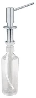 Franke Simple - Dispenser Di Sapone Liquido, 500 Ml, Acciaio Inox 119.0281.898