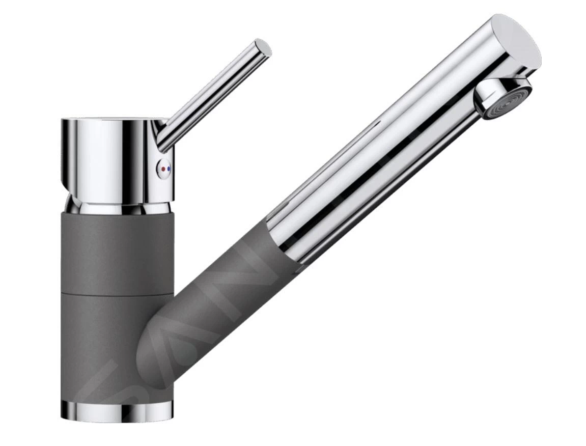 Blanco Antas S - Miscelatore Da Lavello Con Bocca Di Erogazione Estraibile, Pietra Grigia/cromo 518794 3 Blanco Antas S - Miscelatore Da Lavello Con Bocca Di Erogazione Estraibile, Pietra Grigia/cromo 518794