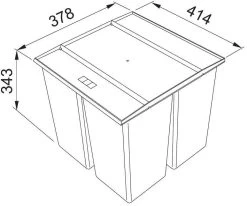 Franke Differenziatori - Pattumiera Incorporata Easysort 450-1-2 121.0494.150 -Forniture Per Attrezzature Da Cucina 9541300ee2d71eb6f8245dd7