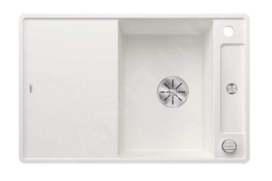 Blanco Axia III 45 - Lavello In Silgranit, 770x500 Mm, Con Comando Remoto Dello Scarico E Accessori, InFino, Bianco 523196 3 Blanco Axia III 45 - Lavello In Silgranit, 770x500 Mm, Con Comando Remoto Dello Scarico E Accessori, InFino, Bianco 523196