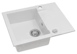 Alveus Rock - Lavello In Granito 595x475 Mm, Con Comando Dello Scarico, Arctic 1090947 -Forniture Per Attrezzature Da Cucina 97bc3d698def29f22dd019fe