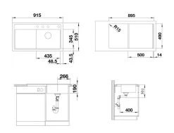 Blanco Zenar 5 - Lavello In Silgranit, 915x510 Mm, InFino, Color Alluminio 523936 -Forniture Per Attrezzature Da Cucina 9906875b1b49c5ca4d7e255d 2
