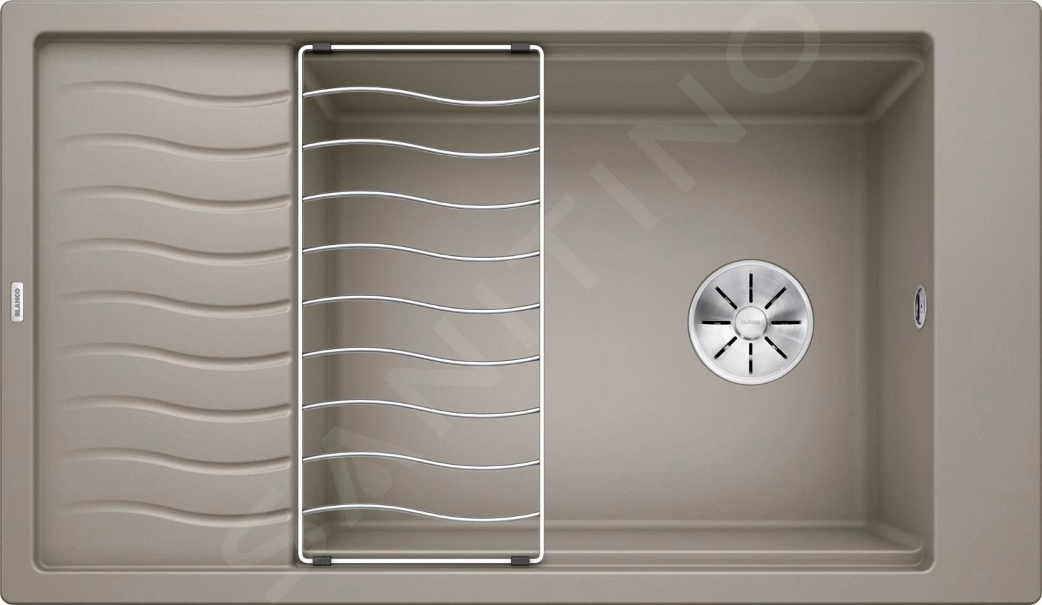 Blanco Elon XL 8 - Lavello In Silgranit, 860x500 Mm, Con Accessori, InFino, Tartufo 524867 3 Blanco Elon XL 8 - Lavello In Silgranit, 860x500 Mm, Con Accessori, InFino, Tartufo 524867