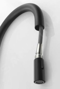 Sapho Rubinetteria - Miscelatore Da Lavello Con Doccetta Estraibile, Nero Opaco FR576B -Forniture Per Attrezzature Da Cucina 9d0e28a84edbaa845d403404