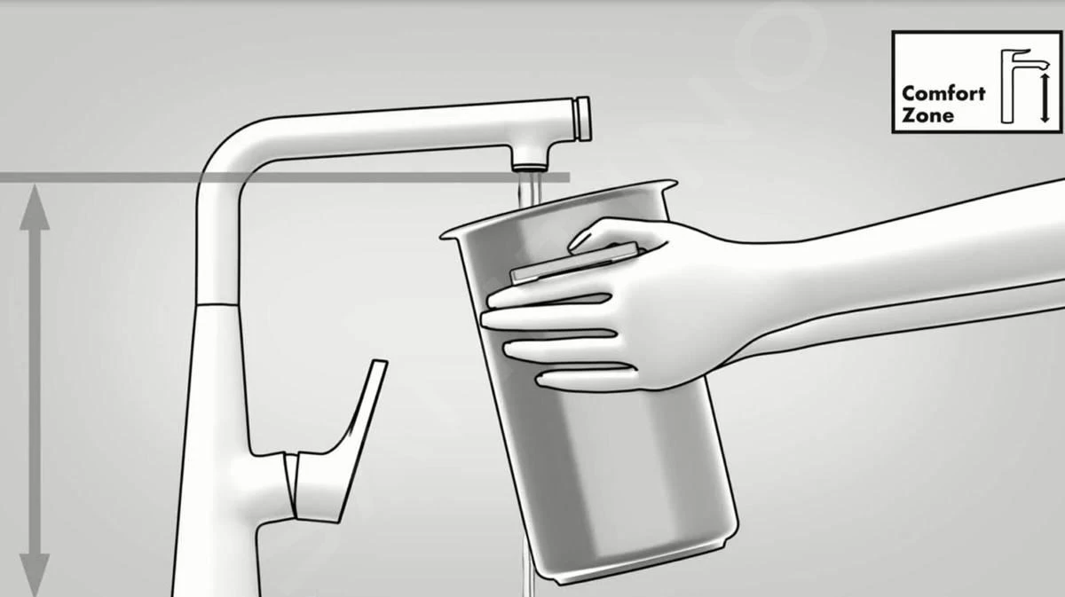 Hansgrohe Focus M41 - Miscelatore Da Lavello, Cromo 31806000 8 Hansgrohe Focus M41 - Miscelatore Da Lavello, Cromo 31806000 - immagine 6