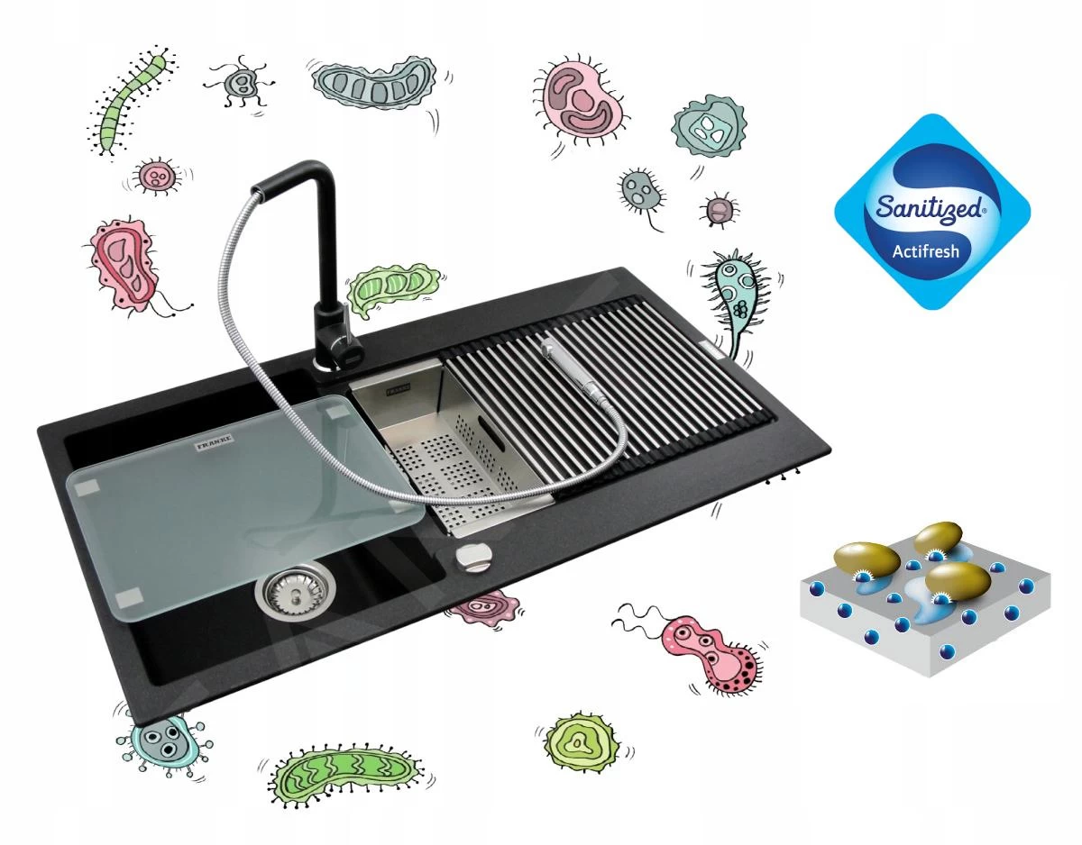 Franke Set - Set Da Cucina G169, Lavello In Fragranite MRG 611-78 BB E Miscelatore FP 0408.031, Pietra Grigia/cromo 114.0587.961 8 Franke Set - Set Da Cucina G169, Lavello In Fragranite MRG 611-78 BB E Miscelatore FP 0408.031, Pietra Grigia/cromo 114.0587.961 - immagine 6