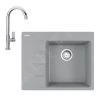 Franke Set - Set G222, Lavello In Fragranite CNG 611-62 TL/7 E Miscelatore FP 0408.031, Pietra Grigia/cromo 114.0650.768 -Forniture Per Attrezzature Da Cucina a10fb45a31702907dd99495c