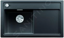 Blanco Zenar 45 - Lavello In Silgranit, 860x510 Mm, Con Comando Remoto Dello Scarico, Nero 526034