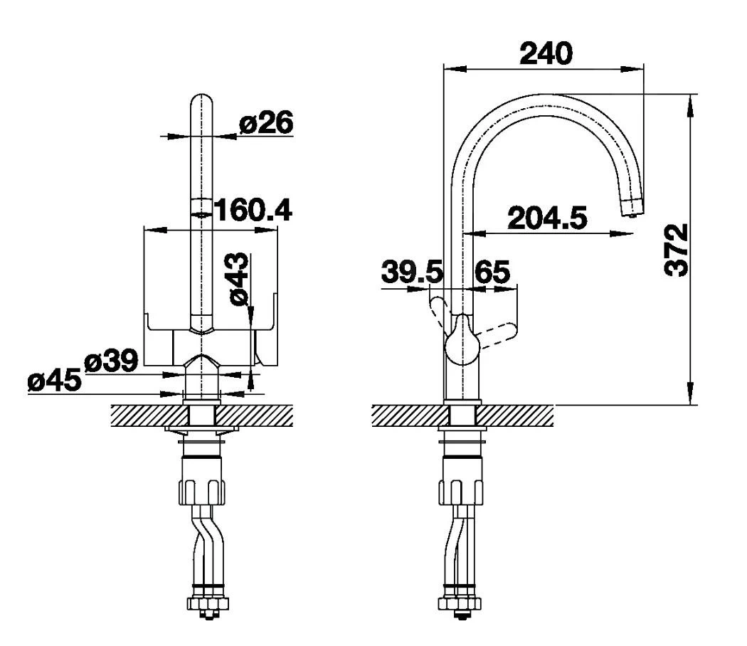 Blanco Trima - Miscelatore Da Lavello Con Funzione Di Filtraggio, Color Oro Satinato 526695 4 Blanco Trima - Miscelatore Da Lavello Con Funzione Di Filtraggio, Color Oro Satinato 526695 - immagine 2