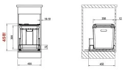 Franke Differenziatori - Cestino Portarifiuti Incorporato 350-40 121.0307.552 -Forniture Per Attrezzature Da Cucina a4c43898859bd7a1a000a742