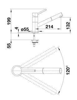 Blanco Kano S - Miscelatore Da Lavello Con Bocca Di Erogazione Estraibile, Bianco Fine/cromo 526953 5 Blanco Kano S - Miscelatore Da Lavello Con Bocca Di Erogazione Estraibile, Bianco Fine/cromo 526953 -Forniture Per Attrezzature Da Cucina a68bb82dcaa94b4ccd23a3dc