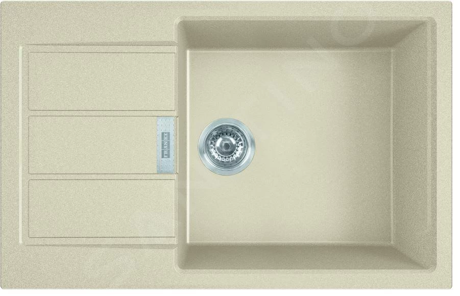 Franke Set - Set T87, Lavello In Tectonite S2D 611-78 XL E Miscelatore Samoa, Beige/cromo 143.0675.735 6 Franke Set - Set T87, Lavello In Tectonite S2D 611-78 XL E Miscelatore Samoa, Beige/cromo 143.0675.735 - immagine 4