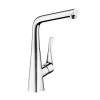 Hansgrohe Metris New - Miscelatore Monocomando 320 Per Cucina, Con Braccio Di Erogazione Girevole, Cromato 14822000