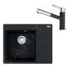 Franke Set - Set G215, Lavello In Fragranite CNG 611-62 TL/2 E Miscelatore FC 3055.901, Nero Spazzolato/cromo 114.0675.669 -Forniture Per Attrezzature Da Cucina a9ecef5a66b5d82f15c7befe