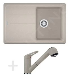 Franke Set - Set Da Cucina G57, Lavello In Granito BFG 611-78, Sahara + Miscelatore FC 9547, Sahara 114.0323.916