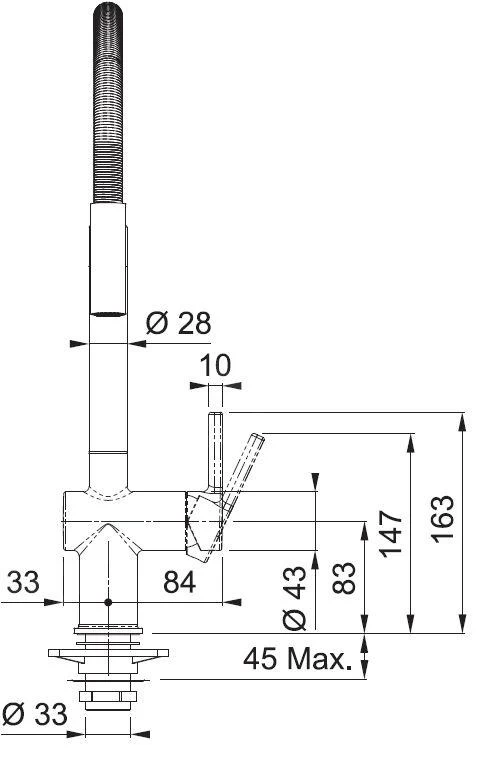 Franke Active - Miscelatore Da Lavello FN 3407.901, Con Braccio Di Erogazione Flessibile, Nero Opaco 115.0653.409 5 Franke Active - Miscelatore Da Lavello FN 3407.901, Con Braccio Di Erogazione Flessibile, Nero Opaco 115.0653.409 - immagine 3