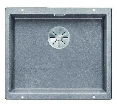 Blanco Subline 500 - Lavello In Silgranit, 530x460 Mm, InFino, Color Alluminio 523434 3 Blanco Subline 500 - Lavello In Silgranit, 530x460 Mm, InFino, Color Alluminio 523434