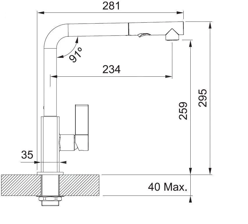 Franke Rubinetteria - Miscelatore Da Lavello FG 0392.094, Cromo/bianco-ghiaccio 115.0392.368 4 Franke Rubinetteria - Miscelatore Da Lavello FG 0392.094, Cromo/bianco-ghiaccio 115.0392.368 - immagine 2