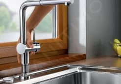 Blanco Linus S-F - Miscelatore Da Lavello Con Bocca Di Erogazione Estraibile, Sottofinestra, Cromo 514276 -Forniture Per Attrezzature Da Cucina af5ca0ff95de036cd5cbc526